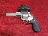 Smith & Wesson S&W 617-1 10-shot .22 lr revolver SS 6" bbl Truglo Sight - 2 of 10