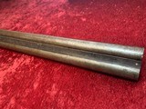 1858 W&C Scott & Sons of London SXS 12 Ga. Receiver and barrels (parts gun) - 7 of 24