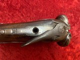 1858 W&C Scott & Sons of London SXS 12 Ga. Receiver and barrels (parts gun) - 17 of 24