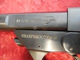 High Standard Sharpshooter-M .22 lr pistol 5 1/2" Bull Barrel - 3 of 14