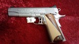 Kimber 1911 Classic Engraved Edition Stainless .45 acp pistol w/Two-Tone Wood Grips NEW in Box - 3 of 11