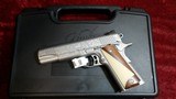 Kimber 1911 Classic Engraved Edition Stainless .45 acp pistol w/Two-Tone Wood Grips NEW in Box - 4 of 11