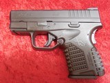 Springfield XDS 9 mm 3.3" bbl 7-rds Black (3) mags & Accessories LNIB #XDS9339B - 5 of 6
