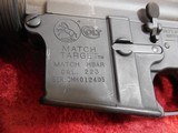 Colt Match Target Hbar .223 cal semi-auto rifle .20" bbl with leather sling - 20 of 20