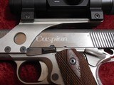 Caspian Custom 1911 .45 pistol, Stainless Steel, Wood Grips, 4-DOT Red Dot with mount - 3 of 14