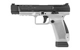 Canik TP9SFx semi-auto Striker Fired 9 mm 5.2" bbl Black/White 20 rd w/holster NEW #HG5990-N - 1 of 2