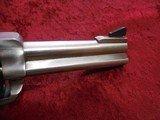 Ruger New Model Blackhawk 6-shot .357 mag/.38 spl Stainless/Wood grips 4 5/8" bbl - 3 of 11