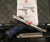 Ruger Mark IV Hunter .22 lr 4.5" SS Fluted BBL Raffir NEW #40132 - 1 of 5