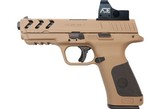 EAA Girsan MC28SA-TV semi-auto pistol 9 mm 4.25" bbl FDE 15-rd Red Dot Sight NEW #390140 - 1 of 2