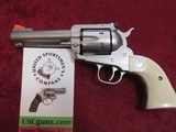 Ruger New Model Blackhawk 6-shot .357 mag/.38 spl Matte SS 4 5/8" bbl - 1 of 12