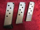 Walther Interarms PPK .380 acp/9mm kurz short SS/Blk grips (3) 6-rd mags Excellent Condition - 11 of 11