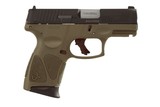 TAurus G3C 9mm pistol 12-rd Lipsey's Exclusive Olive Drab Green/BLK NEW #G3C91O - 1 of 1