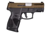 Taurus G2C 9mm pistol 12-shot Burnt Bronze/Black NEW #G2C93A-12 - 1 of 1