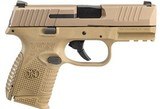 FN 509 COMPACT 9MM LUGER 1-12RD 1-15RD FDE FLAT DARK EARTH