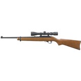 Ruger 10/22 Carbine 22lr 18.5" Blued/Hardwood w/scope & Ruger Hardcase NEW #31159--ON SALE!! - 1 of 4