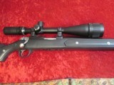 Ruger 77/17 bolt action rifle .17 hmr Zytel Stock w/Tasco 6-24x42 scope & sling - 9 of 14
