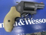 Smith & Wesson S&W M360 .357 mag 5-shot Black Scandium Alloy Airweight FDE Grips NEW #11749 - 2 of 7