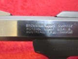 Browning Buckmark .22 lr semi-auto pistol 4" bbl Black Rubber Grips Gold trigger - 7 of 8