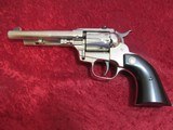 Hi-Standard (High Standard) Double Nine W-100 9-shot .22 lr revolver 5.5" bbl Nickel Finish - 1 of 14