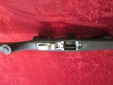 Ruger 10/22 Carbine semi-auto .22 lr 18.5" bbl SS & Blk Syn w/ Leupold base & Banner 3x9 scope - 11 of 13