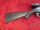Ruger 10/22 Carbine semi-auto .22 lr 18.5" bbl SS & Blk Syn w/ Leupold base & Banner 3x9 scope - 2 of 13