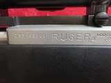 Ruger 10/22 Carbine semi-auto .22 lr 18.5" bbl SS & Blk Syn w/ Leupold base & Banner 3x9 scope - 8 of 13