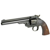 Cimarron, Model 3 Schofield, Single Action, 45LC, 7" Barrel, Steel, Blued Finish, Wood Grips, 6 Rounds - 1 of 3