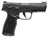 Sig Sauer 322CBAS P322 22 LR Caliber with 4" Threaded Barrel, 20+1 Capacity, Black Finish Picatinny Rail Frame, Serrated/Optic Cut Black Anodized - 1 of 3