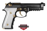 Girsan Regard Select 1 9mm Luger Black w/Ivory Grips and Gold Controls #391095