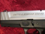 Smith & Wesson S&W SD9VE 9mm semi-auto pistol 4" bbl FS 16-shot Silver SS Slide/Black LNIB #223900 - 3 of 7