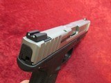 Smith & Wesson S&W SD9VE 9mm semi-auto pistol 4" bbl FS 16-shot Silver SS Slide/Black LNIB #223900 - 5 of 7