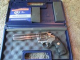 Colt King Cobra Target 357 Mag/38 Special 6" Barrel 6 Rnd Pistol Stainless AA3660EDT (Manu. 1997) - 1 of 5