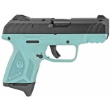 Ruger Security 9 Compact Striker Fired Semi-Auto 9mm 15-shot Blk/Turquoise #3837
