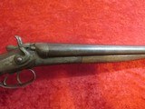 W. Richards SxS 12 gauge Shotgun Double Hammers & Triggers 30