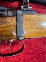 CUSTOM Engraved Mauser VZ24 bolt action rifle 6.5x57 w/set trigger & Redfield 2x-7x Wide View Scope - 5 of 23