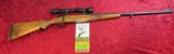 CUSTOM Engraved Mauser VZ24 bolt action rifle 6.5x57 w/set trigger & Redfield 2x-7x Wide View Scope