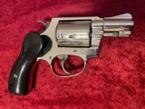 Smith & Wesson S&W Model 37 (No Dash) Airweight Chief's Special .38 spl High Polish Chrome--REDUCED price!! - 5 of 11