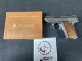 Davis Industries Model P-32 semi-auto .32 acp CHROME FINISH/Wood grips - 1 of 12