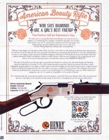 Henry American Beauty Lever Action rifle .22 s/l/lr NEW in box #H004AB - 2 of 6