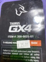 Taurus GX4 9mm 11-round magazine (2-count) NEW #358-0025-01 - 4 of 4