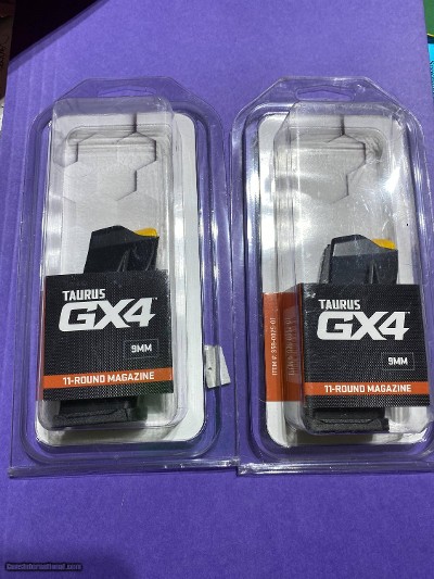 Taurus GX4 9mm 11-round magazine (2-count) NEW #358-0025-01 - Image 1 of 4
