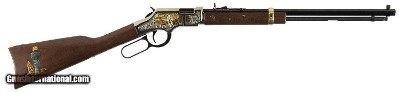 Henry H004GBA Golden Boy God Bless America Edition 22 Short, 22 Long or 22 LR Caliber with 16 LR/21 Short Capacity, 20