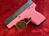 Beretta USA BU9 Nano blued Finish Pink Frame 3.07