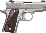 Kimber Mfg.,inc 3300207 Micro Stainless Rosewood NS 380 ACP 7+1 2.75