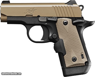 Kimber Mfg.,inc 3300209 Micro Desert Tan LG NS 380 ACP 7+1 2.75