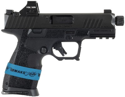 Kimber Mfg.,inc 3800019 R7 Mako Carbon Compact TFS OI 9mm 15+1 4.42" FNC Stainless Steel Slide Molded Stippling Interchangeable Modular Backstrap Grip