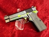 Girsan MC P35 PI 9 mm semi-auto pistol Hi-Power Clone Black and Zombie Green LNIB #393617 - 5 of 8