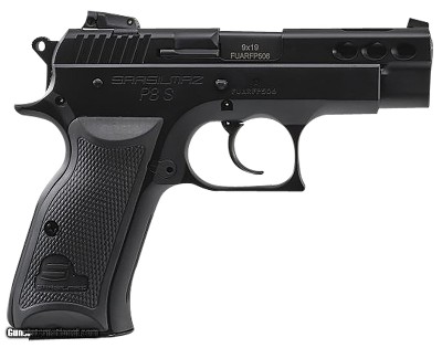 SAR USA P8SBL P8S Compact 9mm Luger 17+1, 3.80
