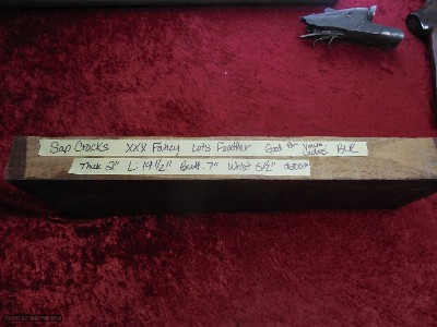 XXX Fancy. Lots of Feather. Has some Sap Cracks, Good for Youths and Ladies Guns #A29 - Image 3 of 8