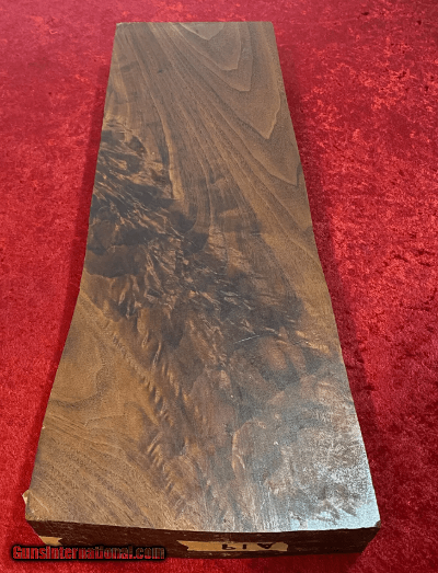 Fancy American Black Walnut Stock Blank Tremendous Flame & Figure #A19 - Image 3 of 4